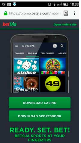 Download Bet9ja mobile app – Android and  iOS
