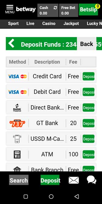 Betway android application review